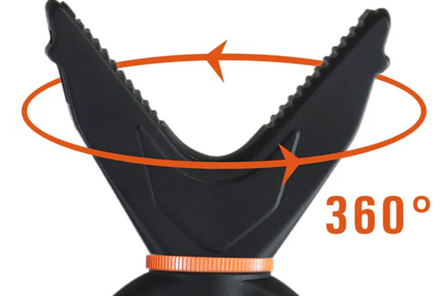 Vanguard 62 Inch Aluminum Shooting Stick Bipod with V Yoke